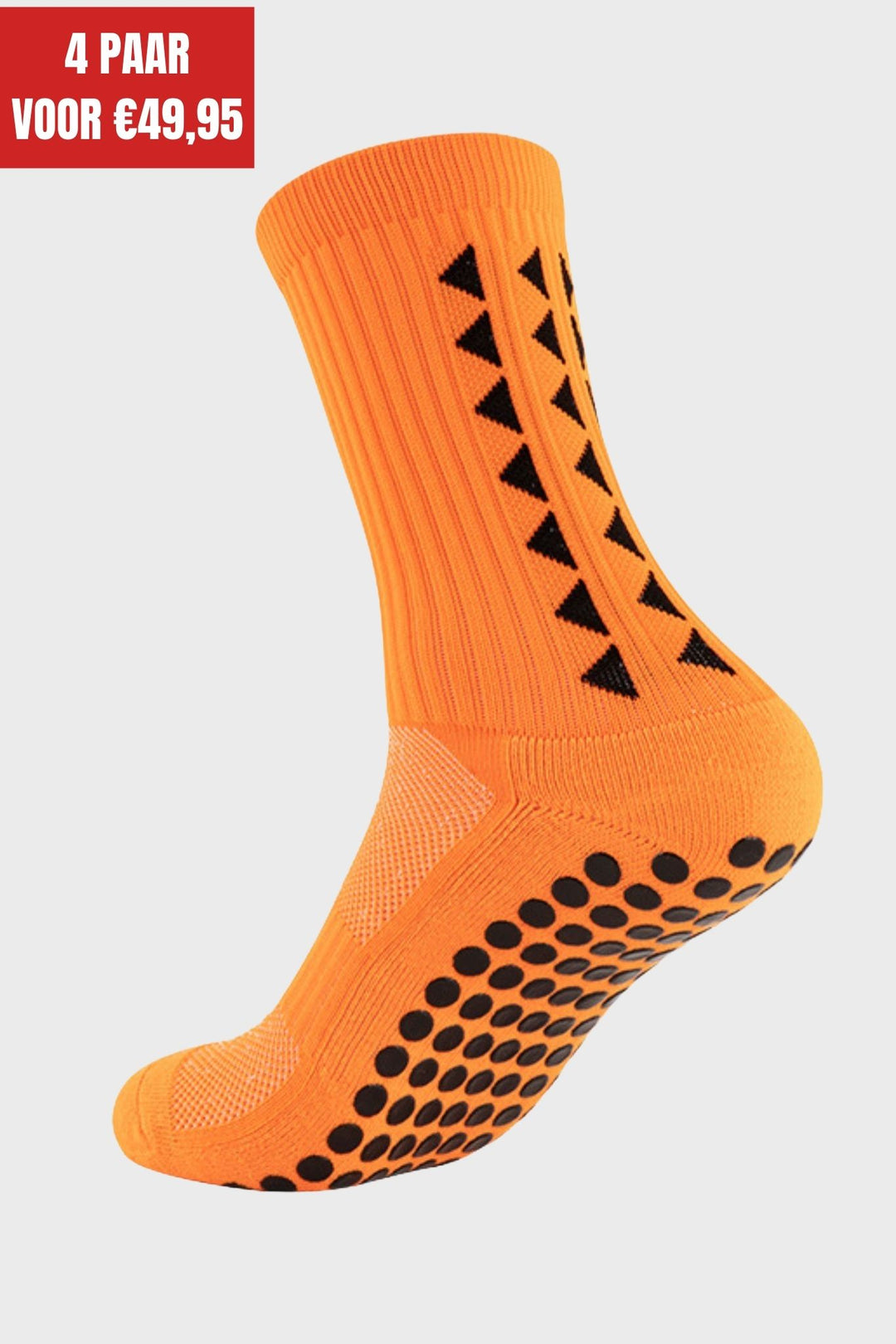 GRIPSOKKEN ORANJE BUNDEL 4 PAAR